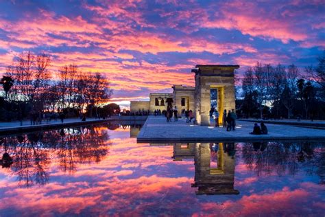 atardecer templo debod|El Templo de Debod: el mejor atardecer en Madrid